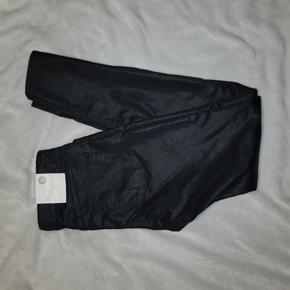 H&M black skinny regular waist jeans
